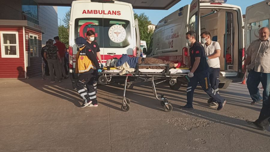 1.5 metreden sırt üstü düştü