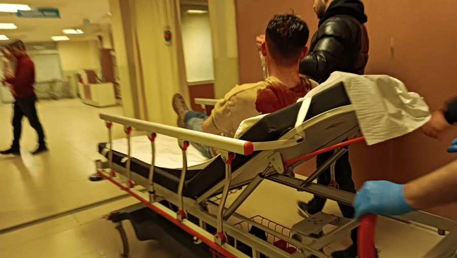 Ölümden döndü kanlar içinde kaldı 