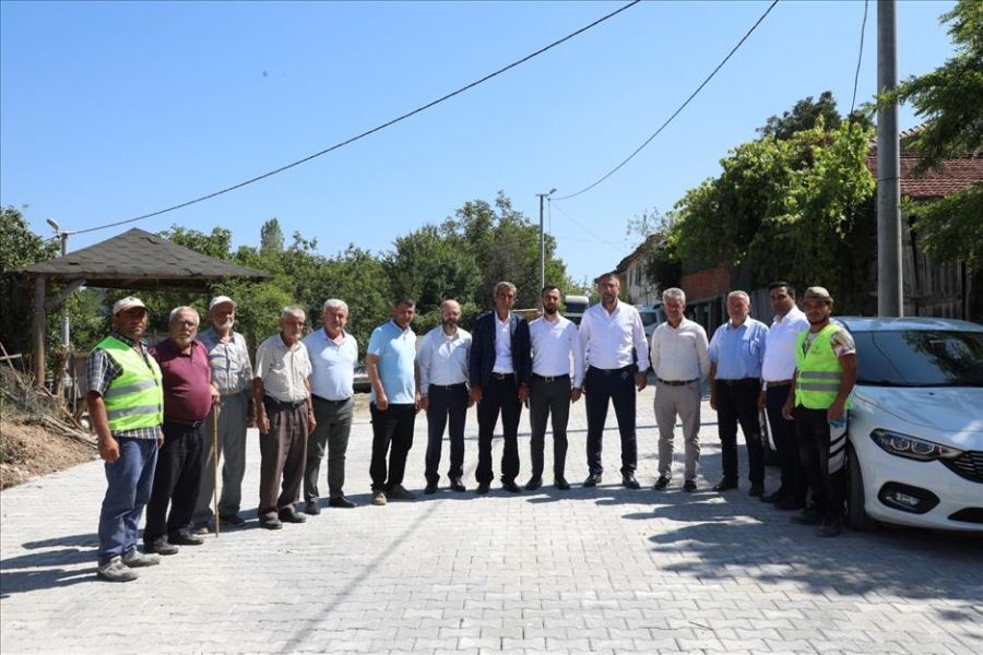 Olukman Mahallesinin Sokakları Parke Taşla Kaplanıyor