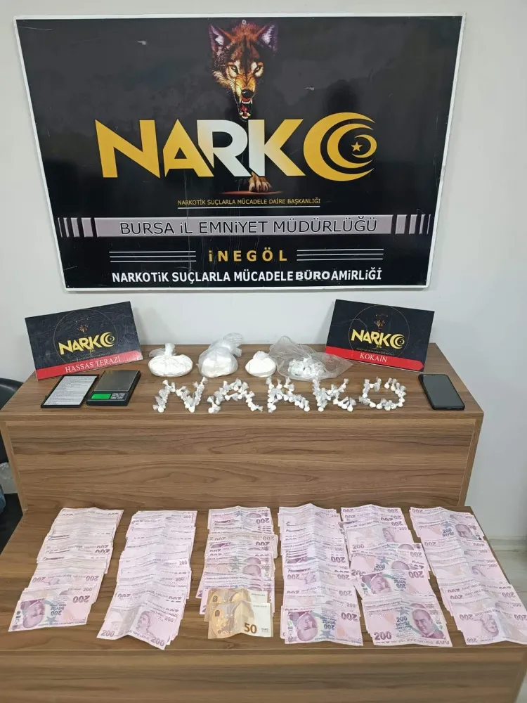 İnegöl Narkotik ekiplerinden İnegöl’de başarılı operasyon