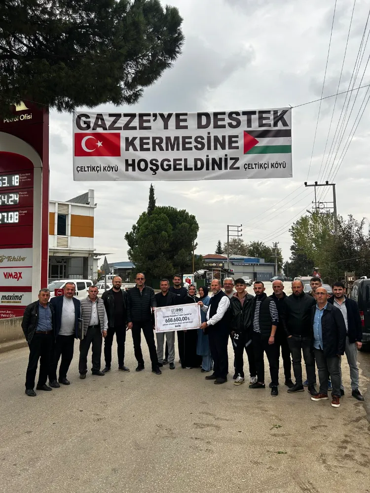Çeltikçi Mahallesi’nden Gazze’ye Yürekten Destek: 658.650 TL Bağış Toplandı