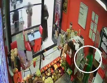 İnegöl’de Küçük Kızla Film Gibi Hırsızlık