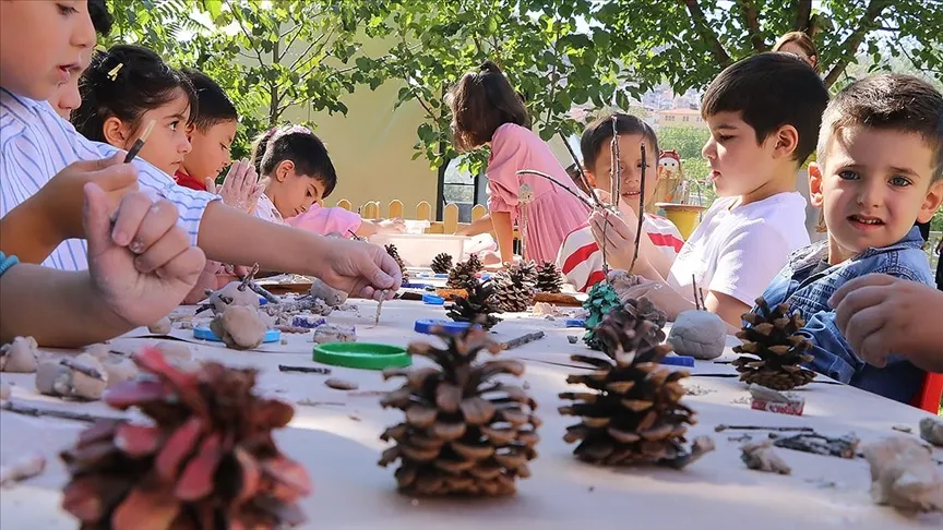 Anaokulu öğrencileri çevre bilincini yaşayarak öğreniyor
