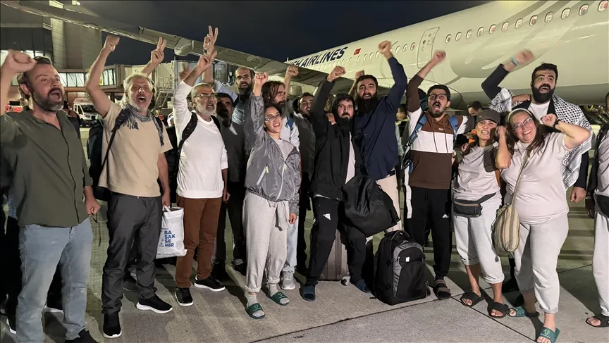 Küresel Sumud Filosu aktivisti 15 Türk İstanbul