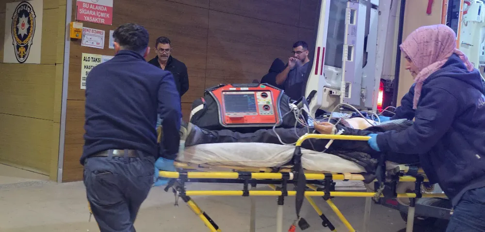 112 den yardım istedi hastahane