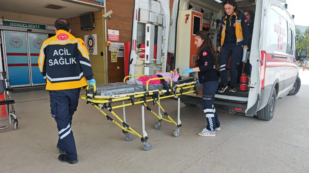 İnegöl’de Yürek Burkan Olay: Minik Azra 4 Metre Yükseklikten Düştü
