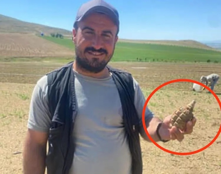 104 yıllık patlamamış el bombası bulundu