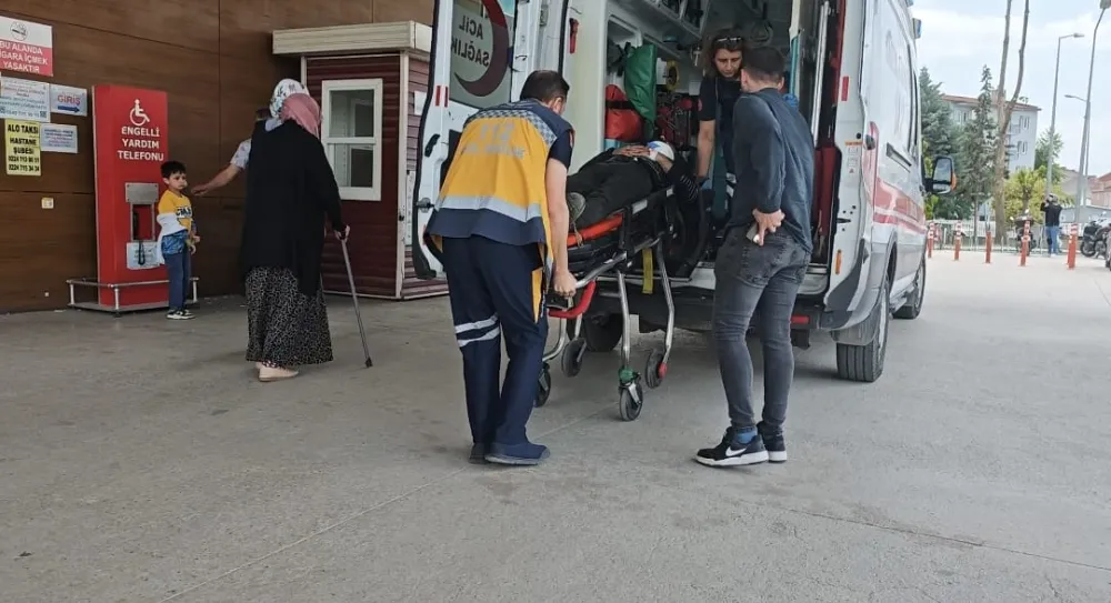 Babasultan Yolunda Motosiklet Kazası: 1 Yaralı
