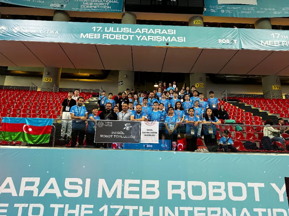 İnegöl Robot Topluluğu, 17. Uluslararası MEB Robot Yarışması’nda Göz Doldurdu