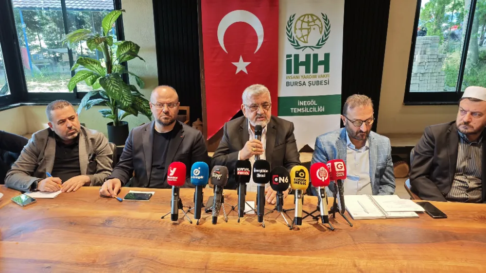 İHH İnegöl Temsilciliği Yeni Yönetimi Kamuoyuna Tanıtıldı