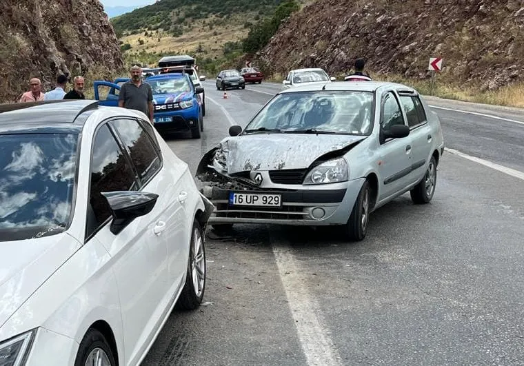 İnegöl-Yenişehir Yolunda Kaza: Baba ve Oğlu Yaralandı