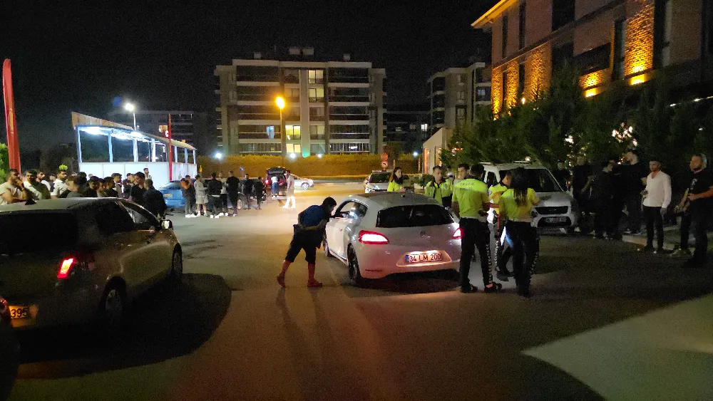 İnegöl’de Driftçi Sürücü Aracını Bırakıp Kaçtı