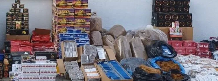 İnegöl’de 3 iş yeri ve 1 adrese kaçakçılık operasyonu