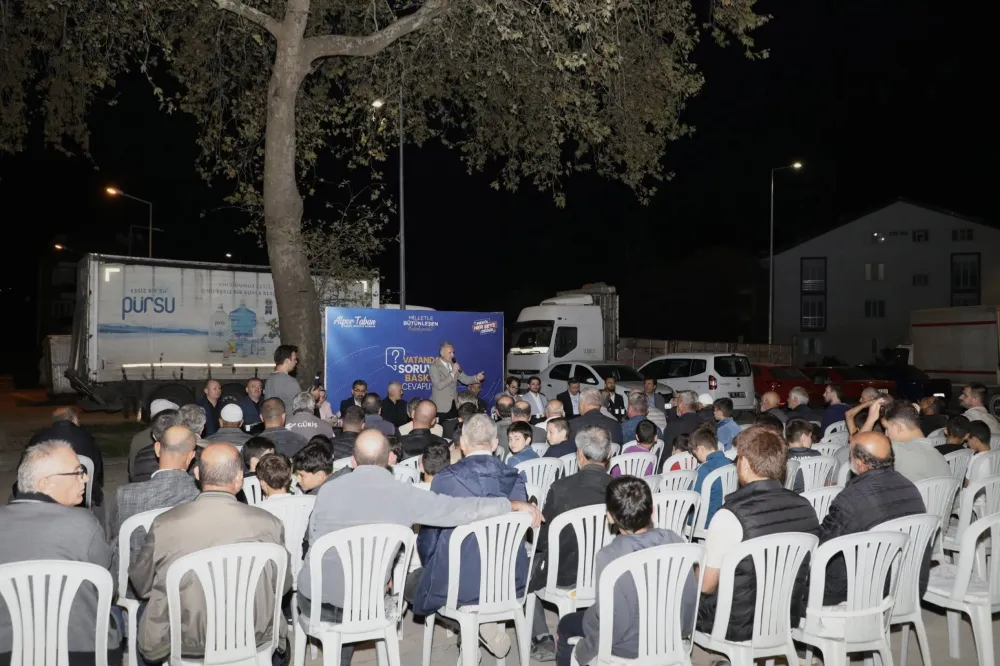 Başkan Taban Cerrah Mahallesi Sakinleriyle Buluştu