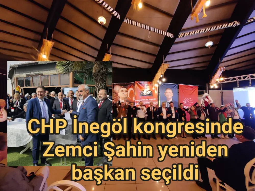 CHP İnegöl’de başkanlık yarışı: Şahin 195, Dönmez 180 oy aldı